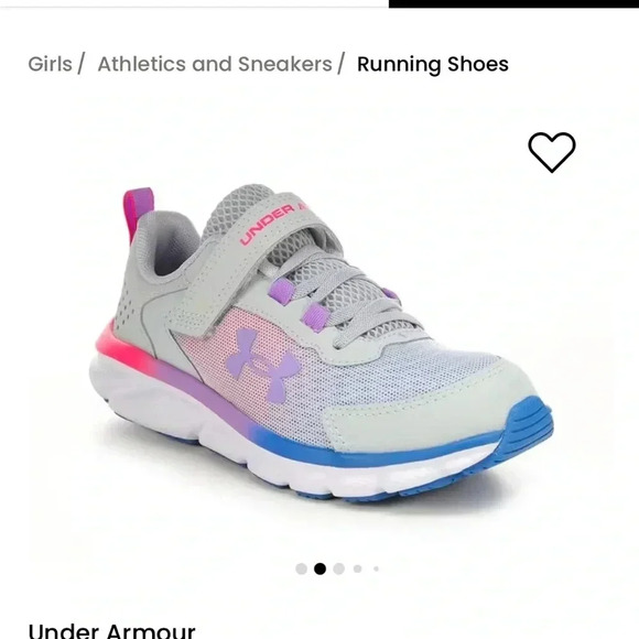 Under Armour Girl’s Tennis Shoes - Picture 7 of 15